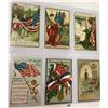 Image 5 : Patriotic Holiday Greetings Album Approx. 40 Postcards