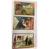 Image 8 : Patriotic Holiday Greetings Album Approx. 40 Postcards