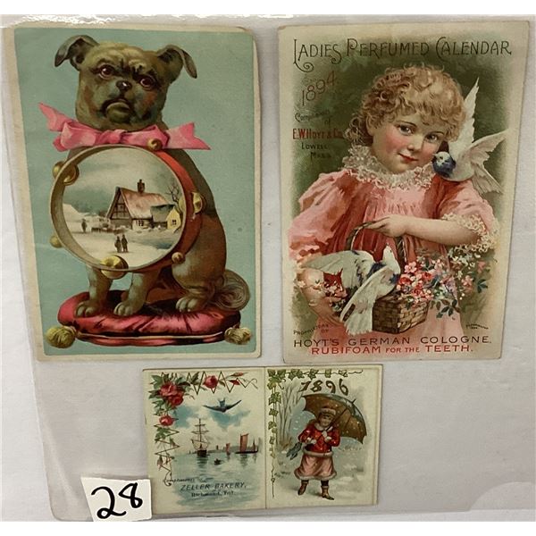 Advertising Ephemera - Trade Cards, Paper, Etc. Album 70+ Items