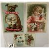 Image 1 : Advertising Ephemera - Trade Cards, Paper, Etc. Album 70+ Items