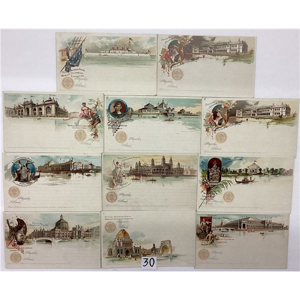 1893 Columbian Exposition Postcards 17