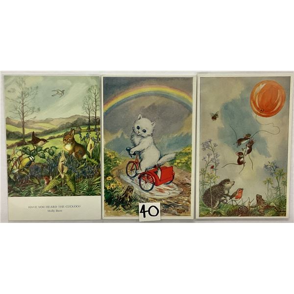 Medici Society Animals & Fantasy Postcards Approx. 65