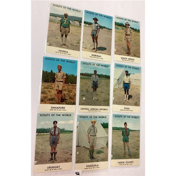 Boy Scouts Around The World Postcards Approx. 100