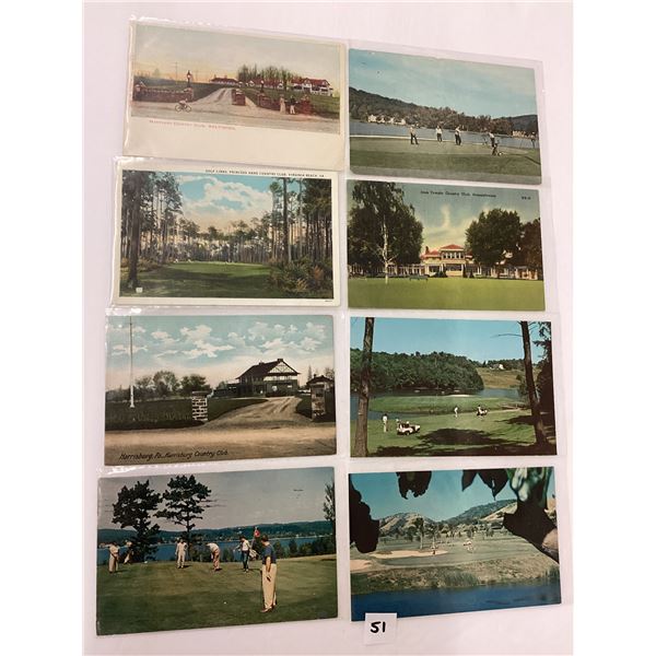 Sports - Golf & Country Club Postcards 33