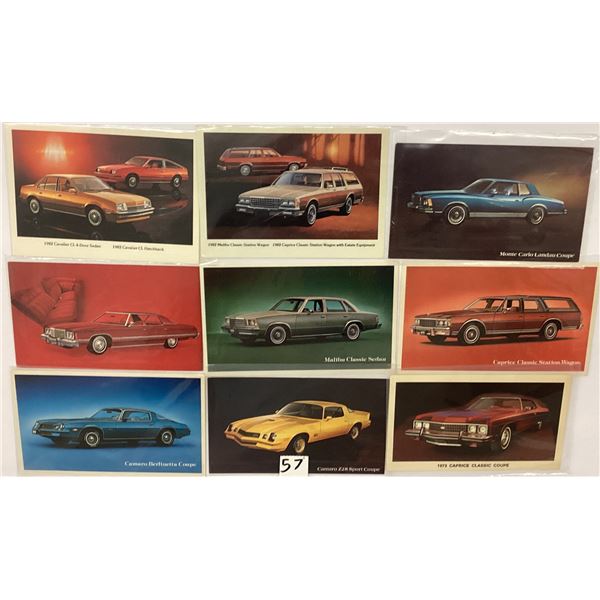 Automobile & Cars Cadillac, Chevy & Dodge Postcards Approx. 120