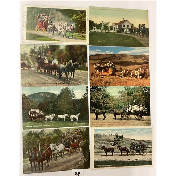 Transportation - Stage Coaches & Horse Drawn Postcards 65+