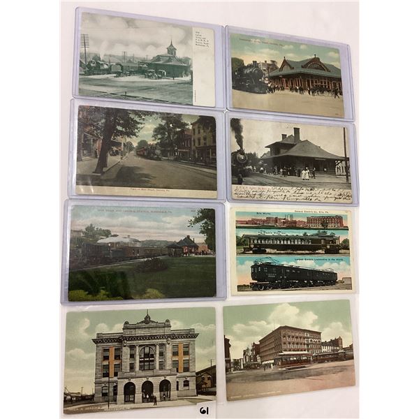 Transportation - Pennsylvania Railroad & Train Station 39 Cards