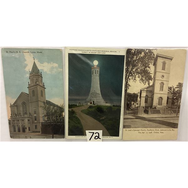 Massachusetts Postcards 280+