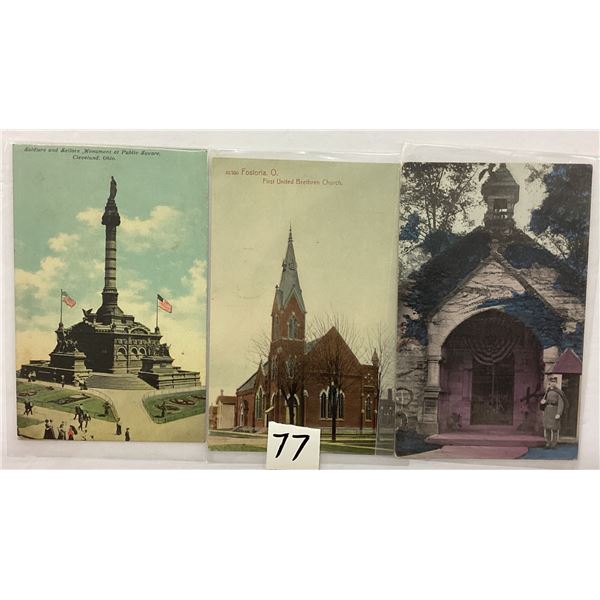 Ohio Partially Sorted Postcards Approx. 120
