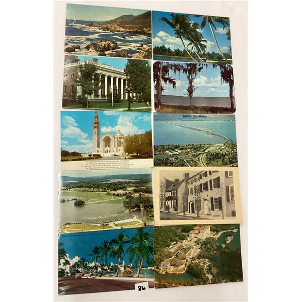 Box of Misc. USA Postcards 550+