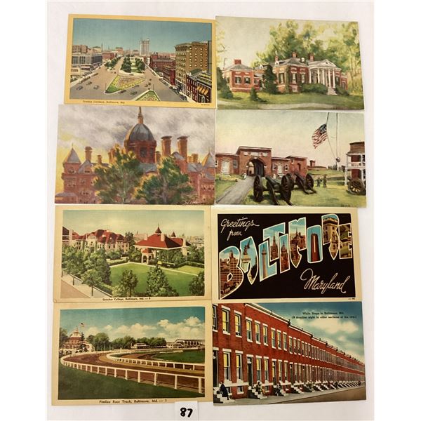 Baltimore, Maryland Postcards Approx. 125