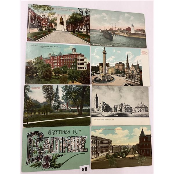 Baltimore, Maryland Postcards Approx. 125