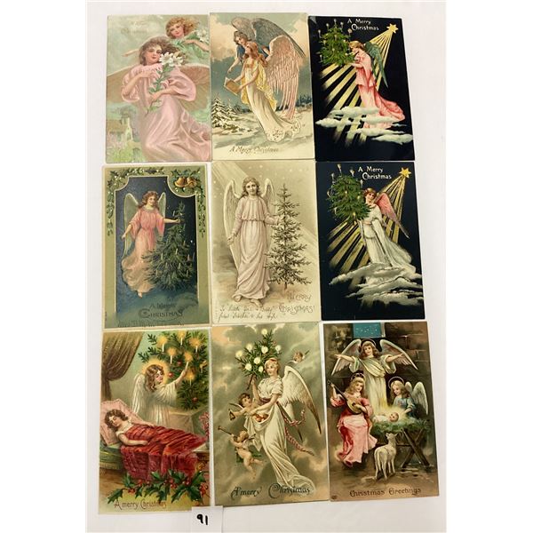 Angels Christmas Holiday Greeting Postcards 18