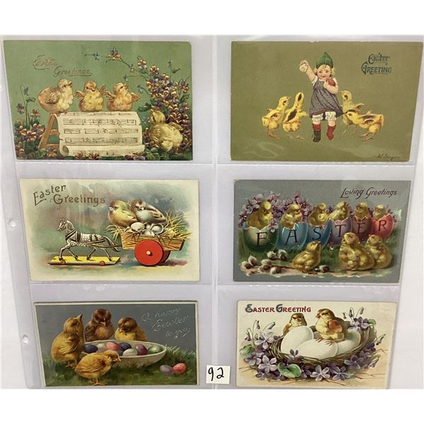 Easter Holiday Greeting Album Approx. 90 Postcards