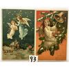 Image 1 : Novelty - Hold to Light Christmas Angel Holiday Greeting Postcards 2