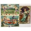 Image 1 : Novelty - Hold to Light Valentine's Day Holiday Greeting Postcards 3