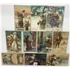 Image 1 : Santa Claus Holiday Greeting Christmas Postcards 10 - Non Red Suits