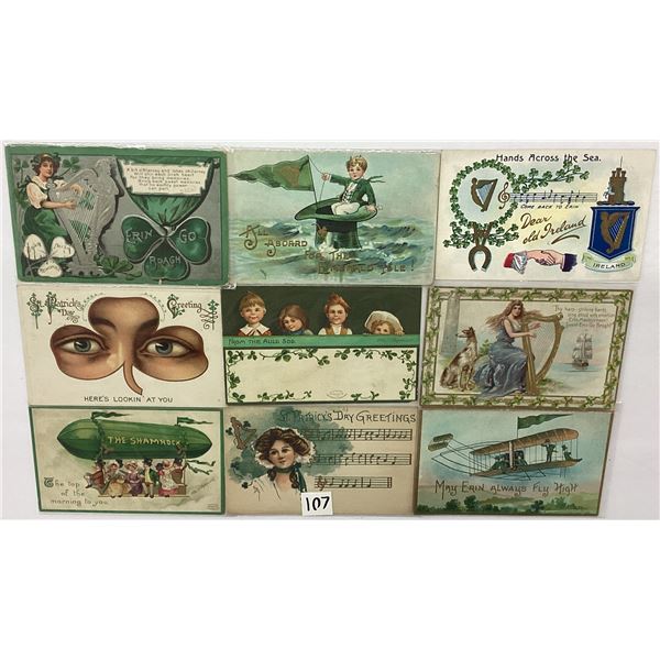 St. Patrick's Day Holiday Greeting Postcards 16