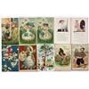 Image 3 : Children & Angels Easter Holiday Greeting Postcards 35
