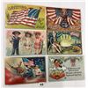 Image 3 : July 4th Patriotic Holiday Greeting Postcards 24