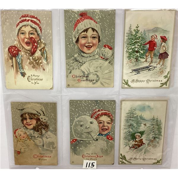 Stetcher Children Holiday Greeting Album Approx. 75 Postcards