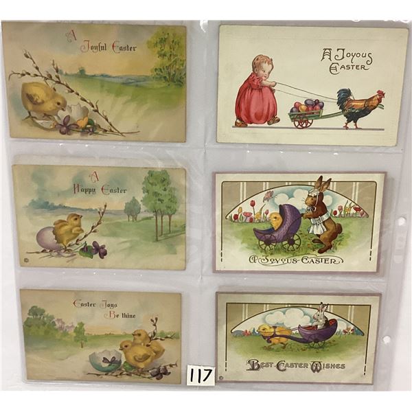 Stetcher Easter Holiday Greeting Postcard Album Approx. 65