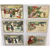 Image 5 : Stetcher Santa Claus Holiday Christmas Greeting Postcard Album Approx. 35