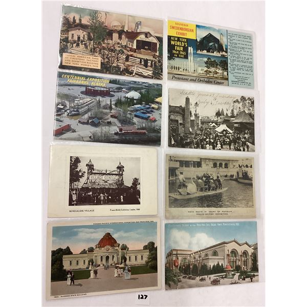 Expositions & Fairs Approx. 160 Postcards