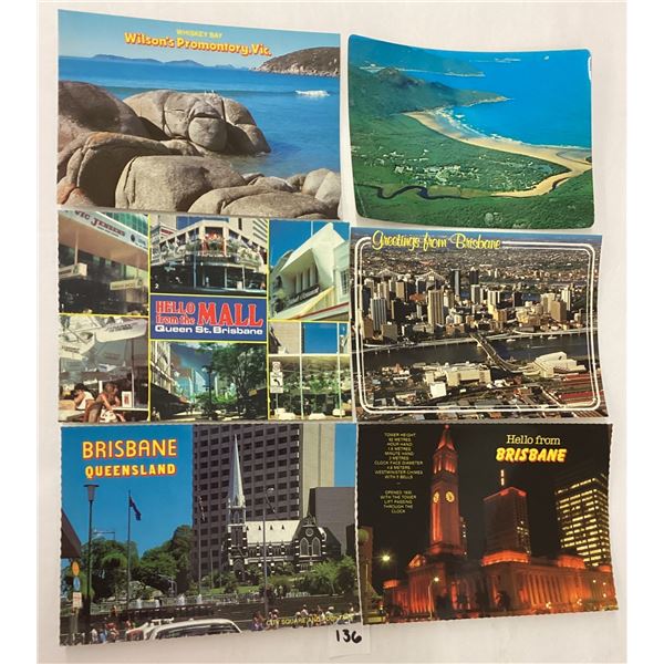 Australia Partially Sorted Postcards Approx. 260