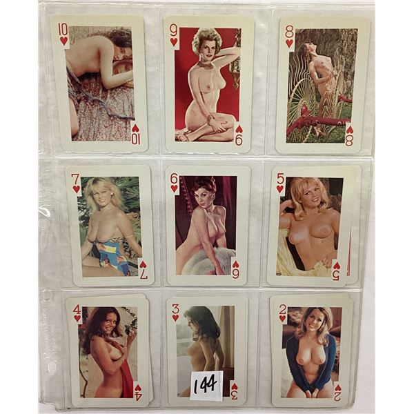Ephemera - Adult Nude Vintage Playing Card Album 100+