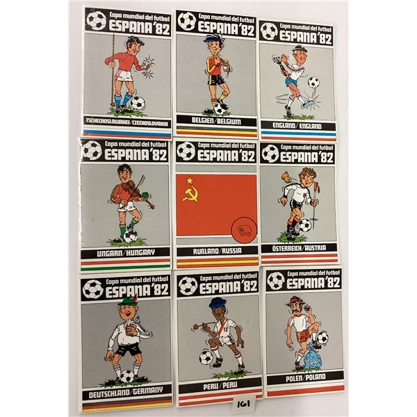 Sports - 1982 Spain Soccer Team Stickers 28 Total