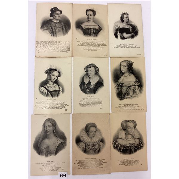 French Royalty & Historical People 55+ Postcards