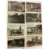 Image 3 : Horse Drawn Vehicles & Carriages 30+ Postcards