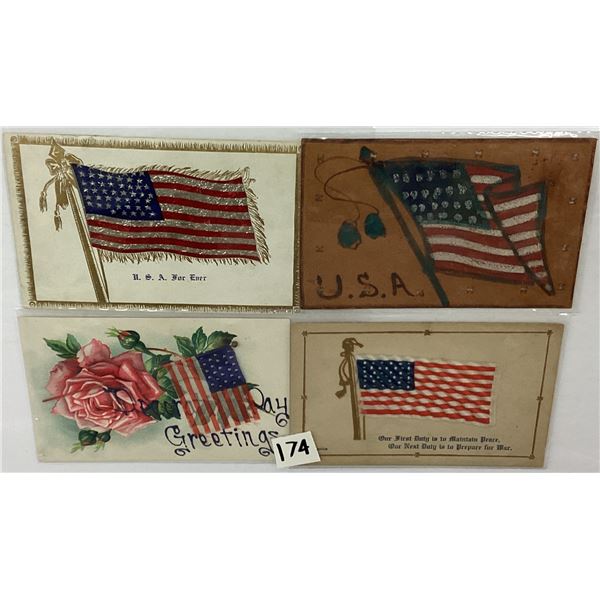 Novelty Postcards with American Flags 9