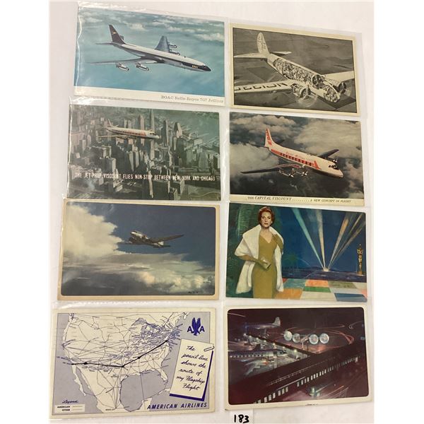 Transportation - Commercial Airline Postcards Approx. 95