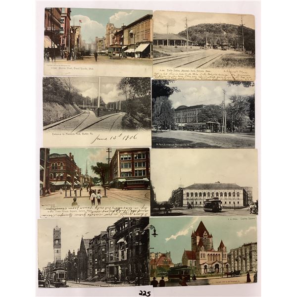 Rotograph Trolleys & Street Scene Postcards 14