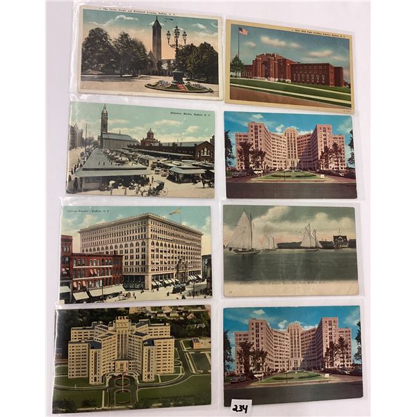 Buffalo, New York Partially Sorted Postcards Approx. 150