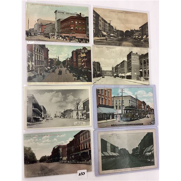 New York Street Scenes & Main Streets 60+ Postcards