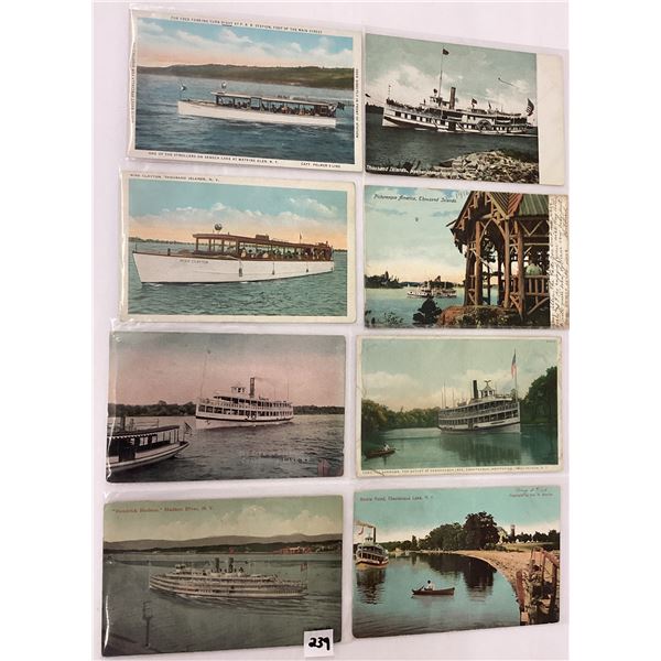 New York Boats & Ship Postcards Approx. 40