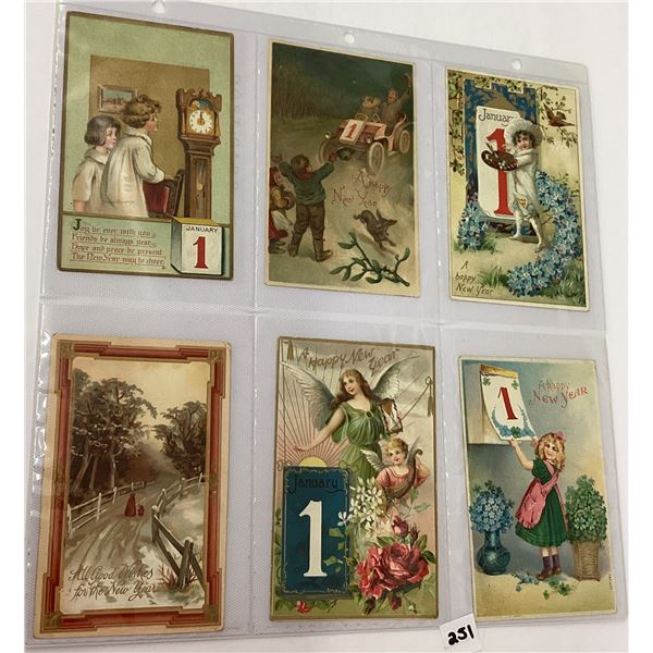 New Years Holiday Greeting Album Approx. 60