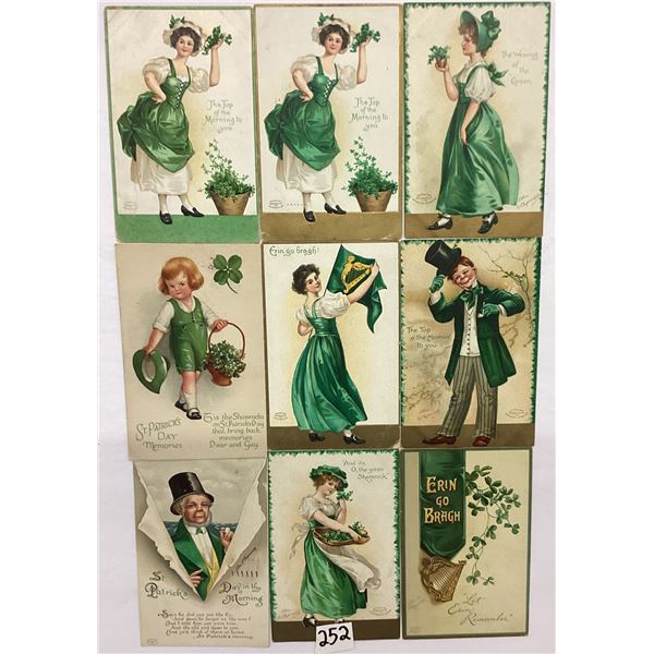Clapsaddle St. Patrick's Day Holiday Greeting Postcards 23