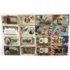 Image 1 : Patriotic Holiday Greeting Postcards Approx. 45