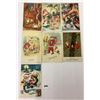 Image 8 : Swedish Santa Claus, Elves, Angel Holiday Postcards Approx. 70