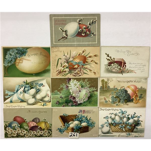 Easter Egg Holiday Greeting Postcards 35+