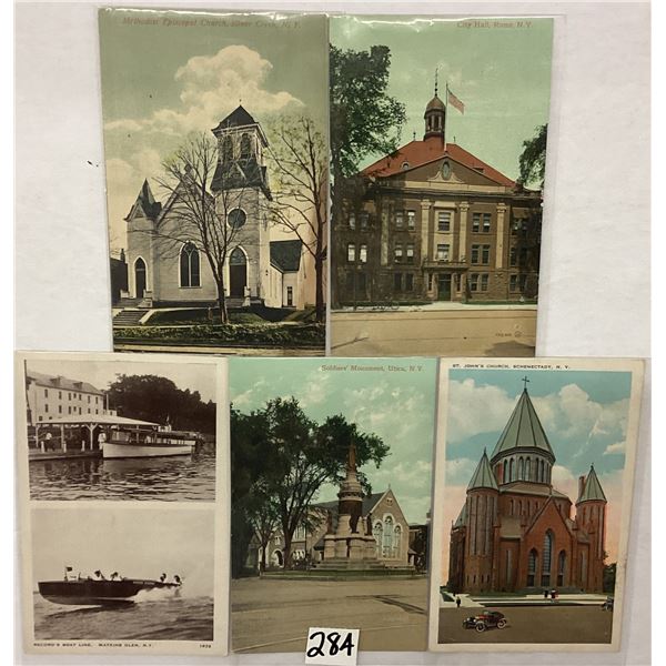 New York Partially Sorted Postcards Approx. 430