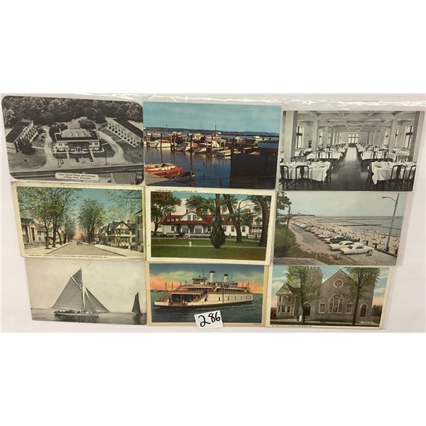 Maryland Partially Sorted Postcards Approx. 135