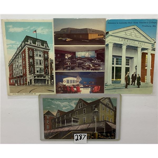 Maryland Partially Sorted Postcards Approx. 215