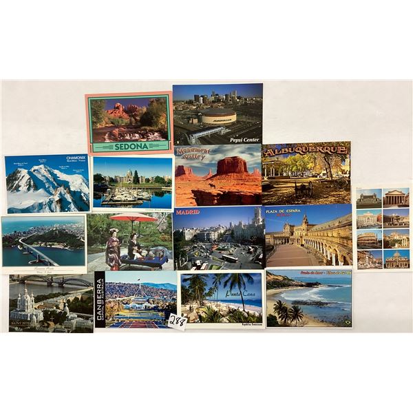 Large Collection of At least 3000 Postcards USA & International