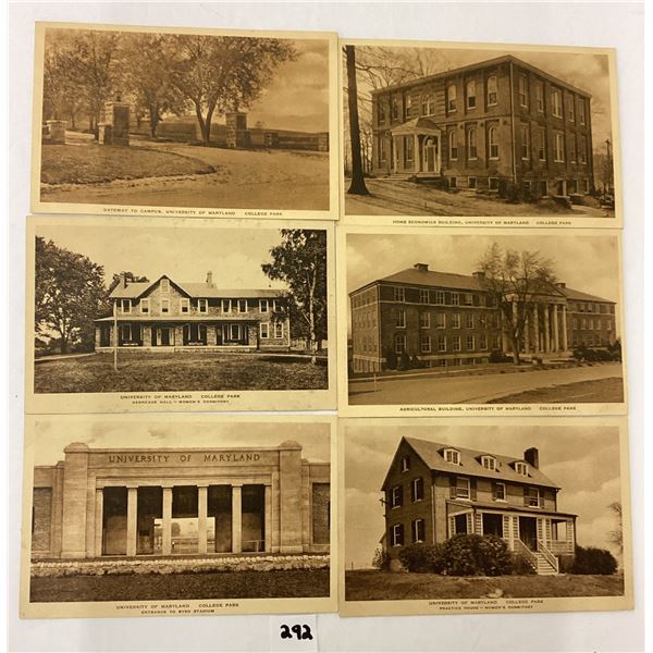 College Park, Maryland Albertype Postcards 10