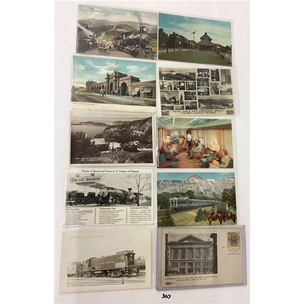 Transportation - Trains, Railroad, Depots Postcards Approx. 110